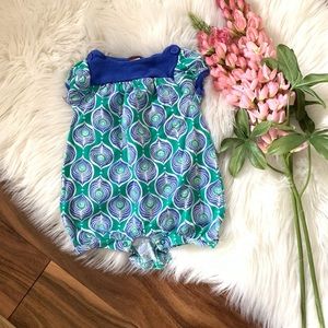 Tea‎ collection 0-3 months girls onesie.